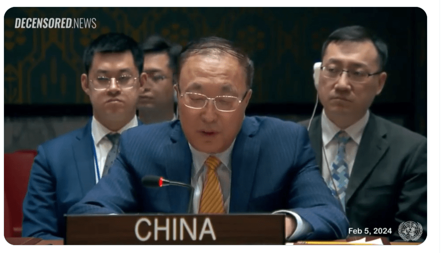 china at un